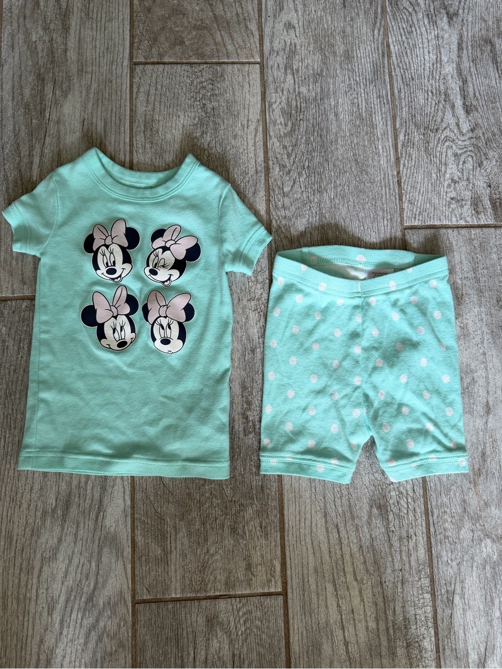 Disney Gap Toddler Baby Girls Pajamas 2-Piece 100 Cotton PJ Set Sleepwear